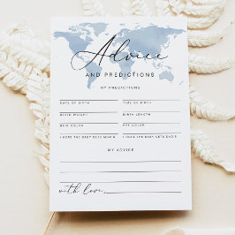 CARMENアドベンチャーベビーアドバイスと予測カード 招待状