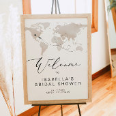 CARMENトラベルテーマのブライダルシャワーへようこそ ポスター