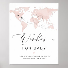 CARMENピンクマップアドベンチャーベビーの願いベビー ポスター