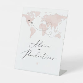 CARMENピンク旅行をテーマにしたゲストチェックイン 台座サイン