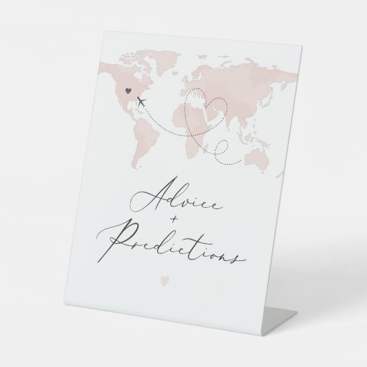 CARMENピンク旅行をテーマにしたゲストチェックイン 台座サイン (正面)