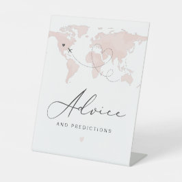 CARMENピンク旅行をテーマにしたゲストチェックイン 台座サイン