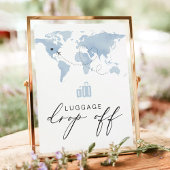 CARMENブルートラベルをテーマにした荷物ドロップオフ ポスター