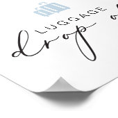 CARMENブルートラベルをテーマにした荷物ドロップオフ ポスター (角)