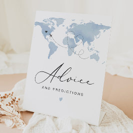 CARMENブルートラベルテーマのゲストチェックイン 台座サイン