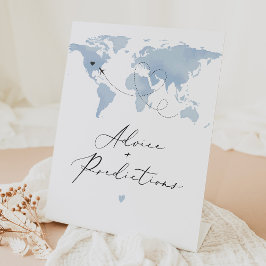 CARMENブルートラベルテーマのゲストチェックイン 台座サイン