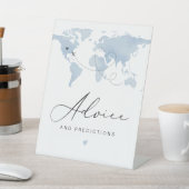 CARMENブルートラベルテーマのゲストチェックイン 台座サイン (インサイチュ)