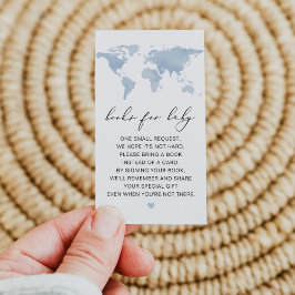 CARMENブルーマップアドベンチャーブックベビーカード プレイスカード