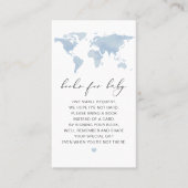 CARMENブルーマップアドベンチャーブックベビーカード プレイスカード (正面)