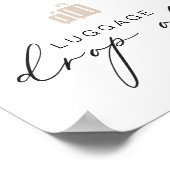 CARMENベージュトラベルをテーマにした荷物ドロップオフ ポスター (角)