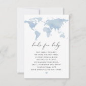 CARMEN世界地図アドベンチャーブックベビーカード 招待状 (正面)