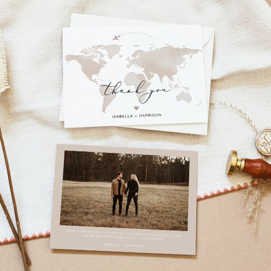 CARMEN旅行アドベンチャーベージュの地図を見て写真ありがとう 招待状