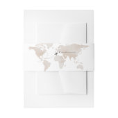 CARMEN旅行テーマ結婚の目的地の結婚式 招待状ベリーバンド (正面例)