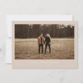 CARMEN旅行先クリームマップ日付の保存 招待状 (裏面)