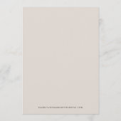 CARMEN目的地の水の色マップ旅行結婚のI 招待状 (裏面)