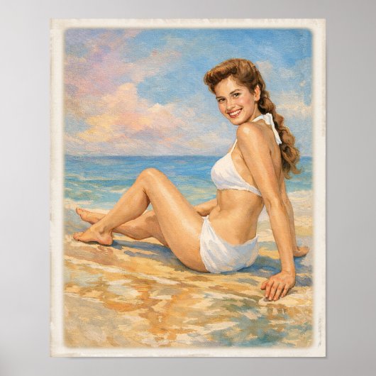 Carmen at the Beach Pin Up ポスター (正面)