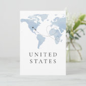 CARMEN Blue Where In the World Table Number 招待状 (スタンド正面)