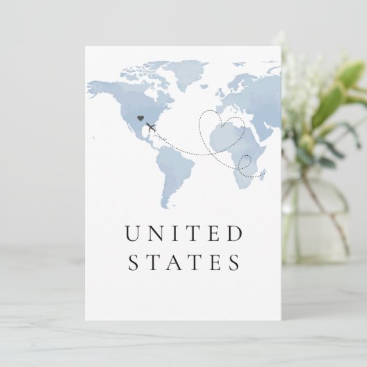 CARMEN Blue Where In the World Table Number 招待状 (スタンド正面)