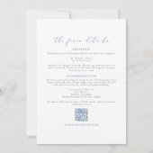 CARMEN Destination Blue Mapの結婚詳細Invita 招待状 (裏面)