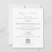 CARMEN Dusty Blue結婚の素晴らし詳細 招待状 (正面)