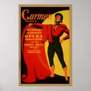 Carmen Opera Federal Music Project WPA Vintage ポスター