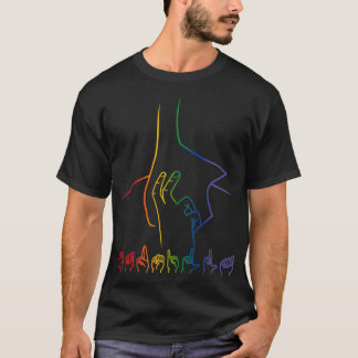Carmilla in sign languageプライド tシャツ