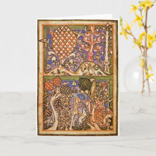 Carmina Buranaのマスターによる森林景色 カード (黄色い花)