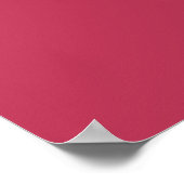 Carmine Magenta Red 5テーブル座席表ポスター ポスター (角)