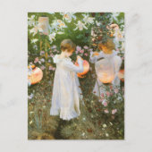 Carnation, Lily, Lily, Rose By John Singer Sargent ポストカード (正面)