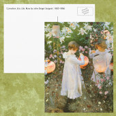 Carnation, Lily, Lily, Rose By John Singer Sargent ポストカード