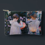 Carnation Lily Lily Rose John Singer Sargent Art アクセサリーポーチ<br><div class="desc">Carnation,  Lily,  Lily,  Rose - this classic painting is an oil painting that shows two children dressed in white,  lighting garden Chinese lanterns in an evening garden of pink roses,  yellow carnations and white lilies. American artist John Singer Sargent painted this in 1886,  in an impressionistic style.</div>