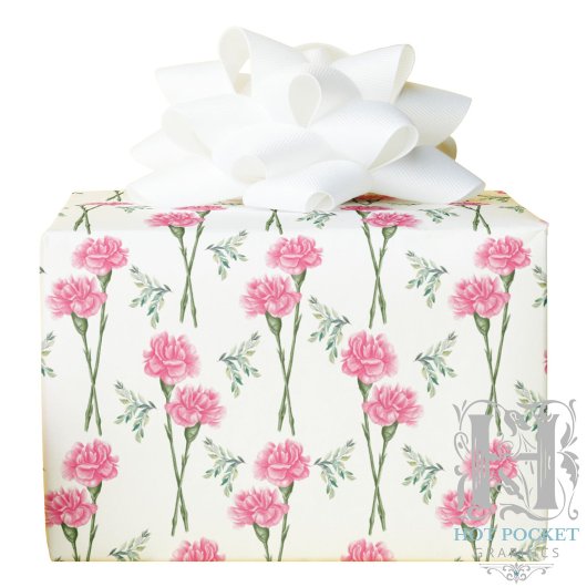 Carnation Wrapping Paper ラッピングペーパー