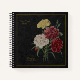 Carnations Black Notebook ノートブック