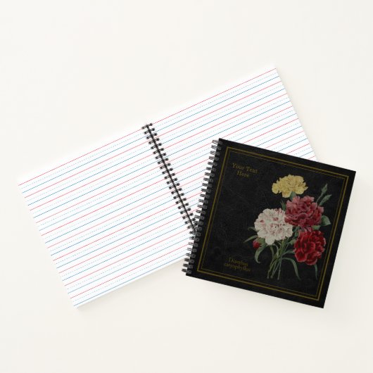 Carnations Black Notebook ノートブック (内部)