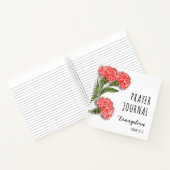 Carnations Snowdrops Christian Prayer Journal ノートブック (内部)