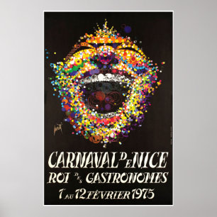 Carnaval de NiceのRoi desのgastronomes、ポスター ポスター