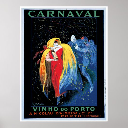 "Carnaval" Vinho do Portoポスター ポスター (正面)