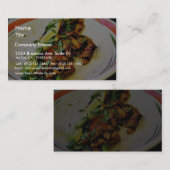 Carne Asadaのタコス 名刺 (正面/裏面)