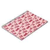 Carnet à spirale avec design de nœuds élégants ノートブック (左側)