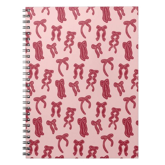 Carnet à spirale avec design de nœuds élégants ノートブック (正面)