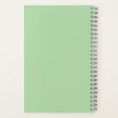 🌳 Carnet à Spirales Arbre de Vie Vert Pâle ノートブック (裏面)