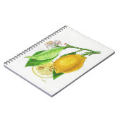 Carnet à spirales Citron “Limonier ferraris” ノートブック (左側)