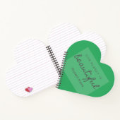 Carnet à Spirales en Forme de Cœur – "Heart ノートブック (内部)