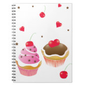 carnet "Amour de cupcakes" ノートブック (正面)