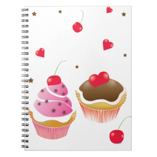 carnet "Amour de cupcakes" ノートブック