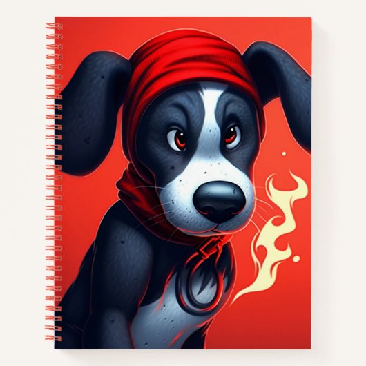 Carnet Chien Cute ノートブック (正面)