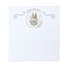 Carnet de note, bloc-notes, Dream big. ノートパッド
