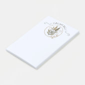 Carnet de note, bloc-notes, Dream big. ポストイット (アングル)