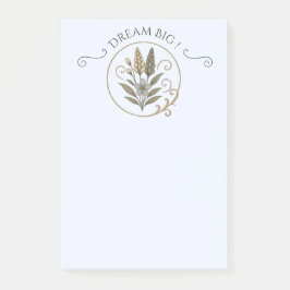 Carnet de note, bloc-notes, Dream big. ポストイット