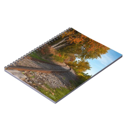 Carnet de note, photo d'un chemin de fer ノートブック (左側)